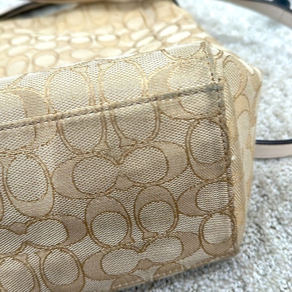 Coach Canvas and Leather Shoulder Bag - Picture 10 of 11